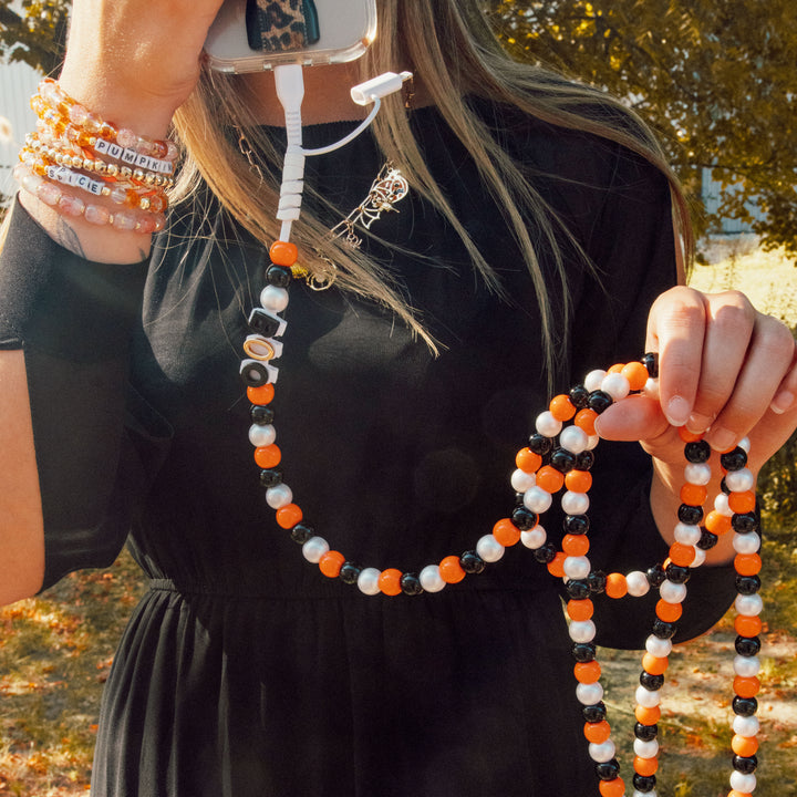 Beaded Phone Charger Boo