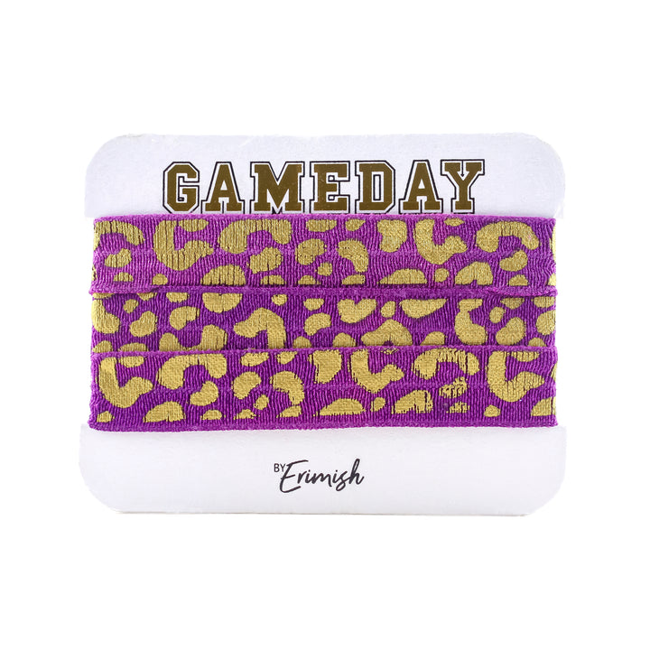 Hair Ties Purple/Gold