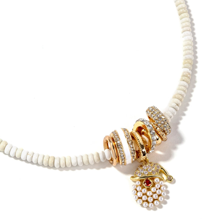 Linked In Santa Necklace
