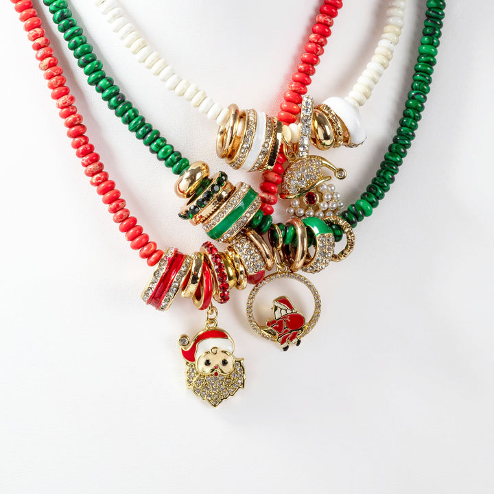 Linked In Santa Necklace