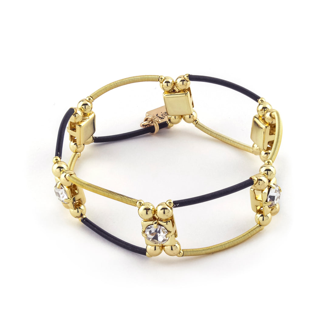 Loopy Bracelet Black - Erimish