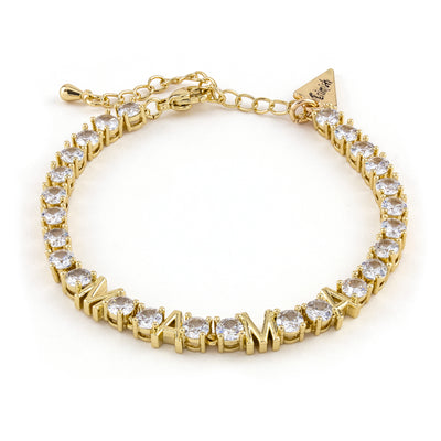 Mama Tennis Bracelet