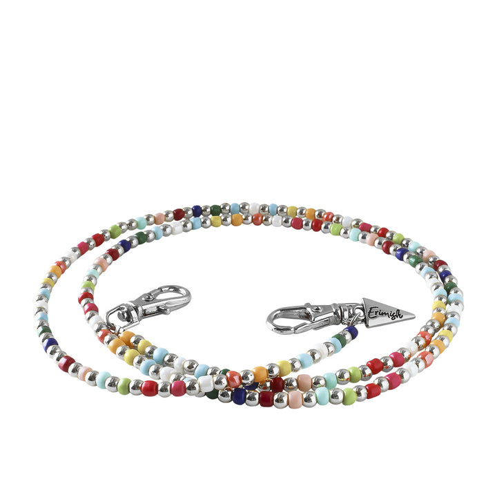 Rainbow Sunglass Chain Silver - Erimish