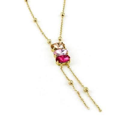 Meredith Necklace Pink