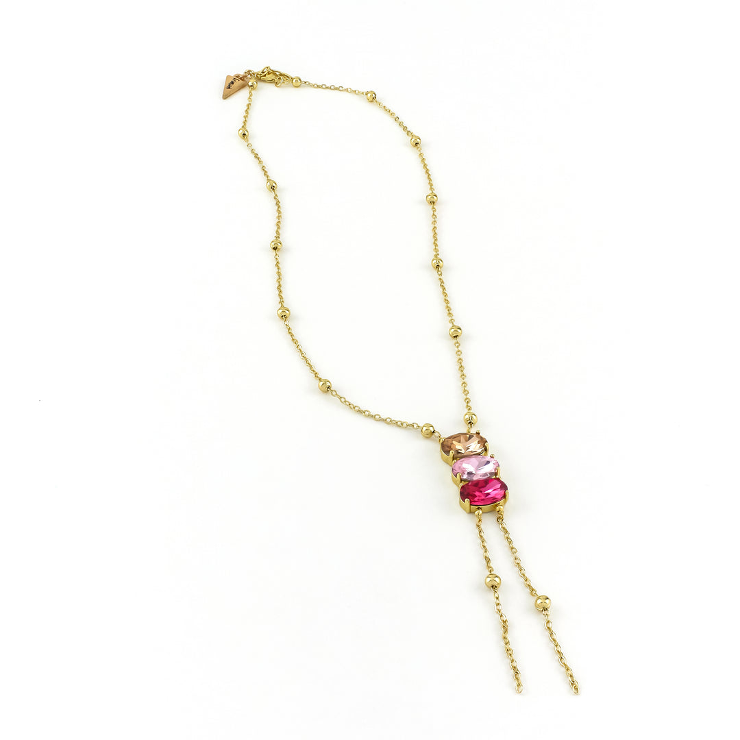Meredith Necklace Pink