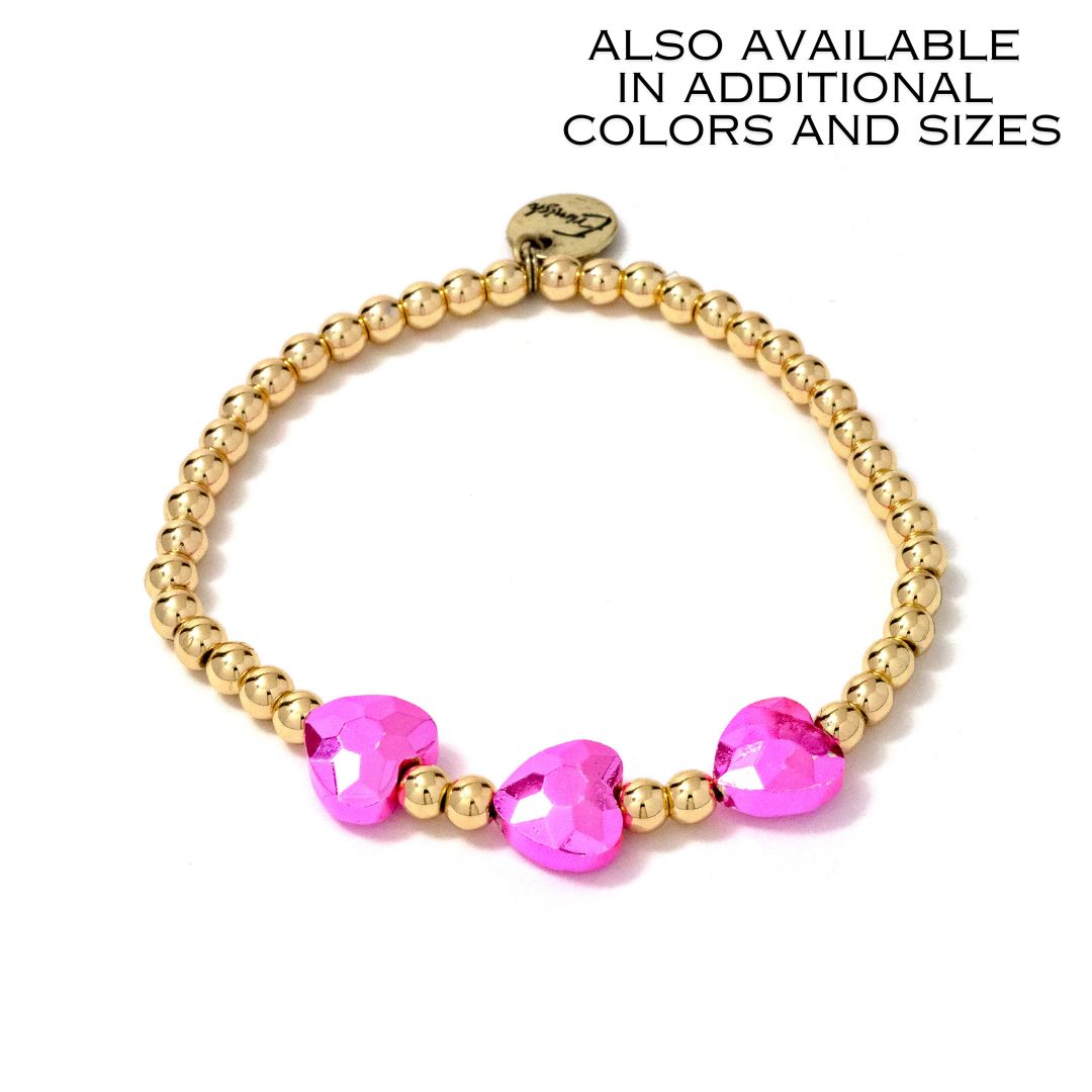 Metallic Heart Bracelet