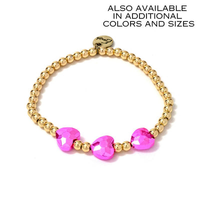 Metallic Heart Bracelet