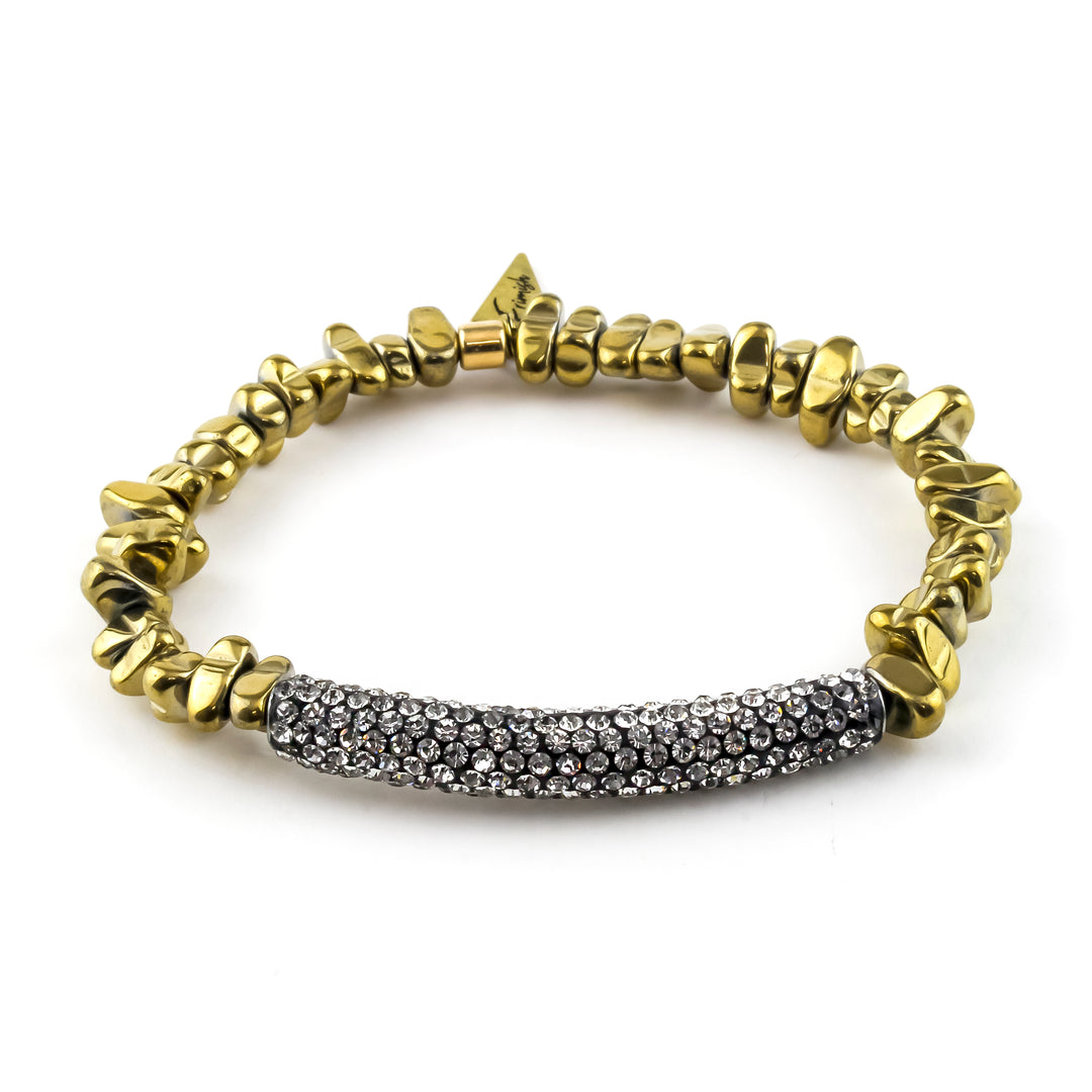 Mini Roxx Bracelet Matte Gold - Erimish