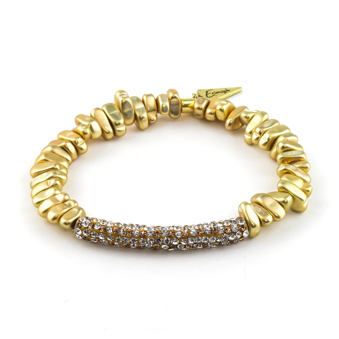 Mini Roxx Bracelet Shiny Gold - Erimish