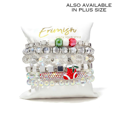 Mistletoe Bracelet Stack Ship Date 10/20