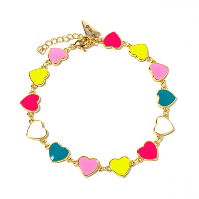 Multi Heart Anklet