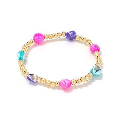 Plus Size Multi Shell Bracelet 4mm