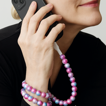Beaded Phone Charger Pink Ombre