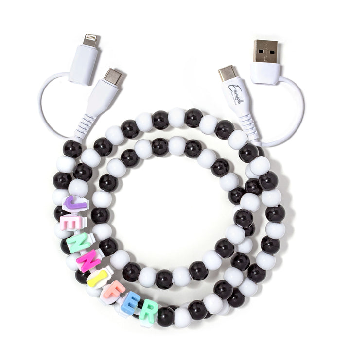 Beaded Phone Charger Oreo