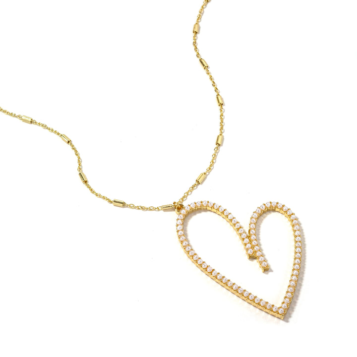 Pearl Heart Necklace