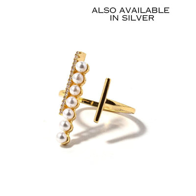 Pearl Bar Ring