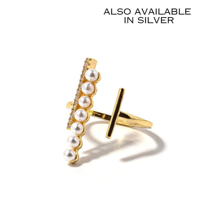 Pearl Bar Ring