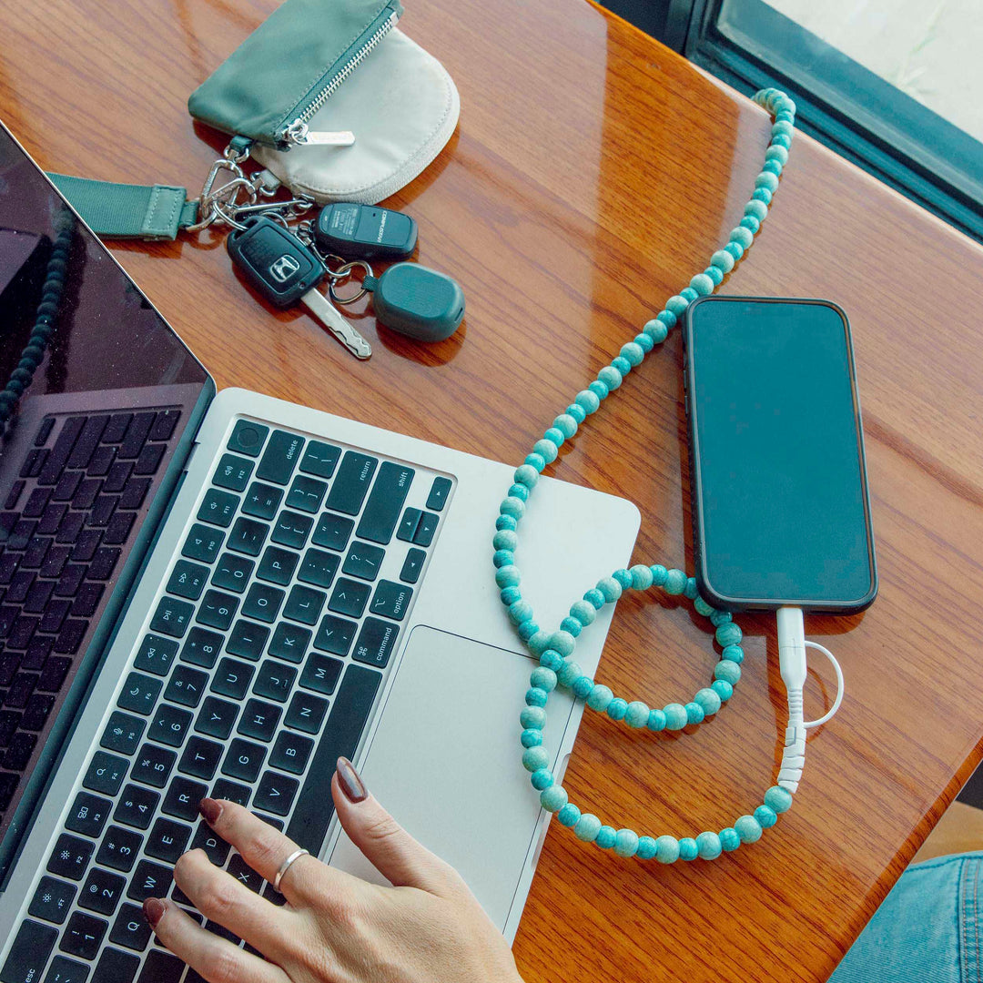 Beaded Phone Charger Capri