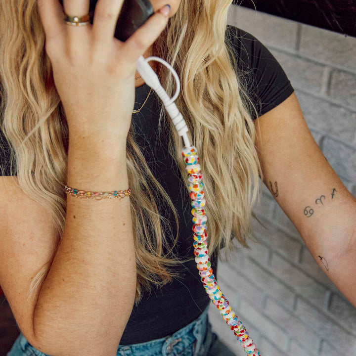 Beaded Phone Charger Fruity