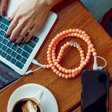 Beaded Phone Charger Sherbert