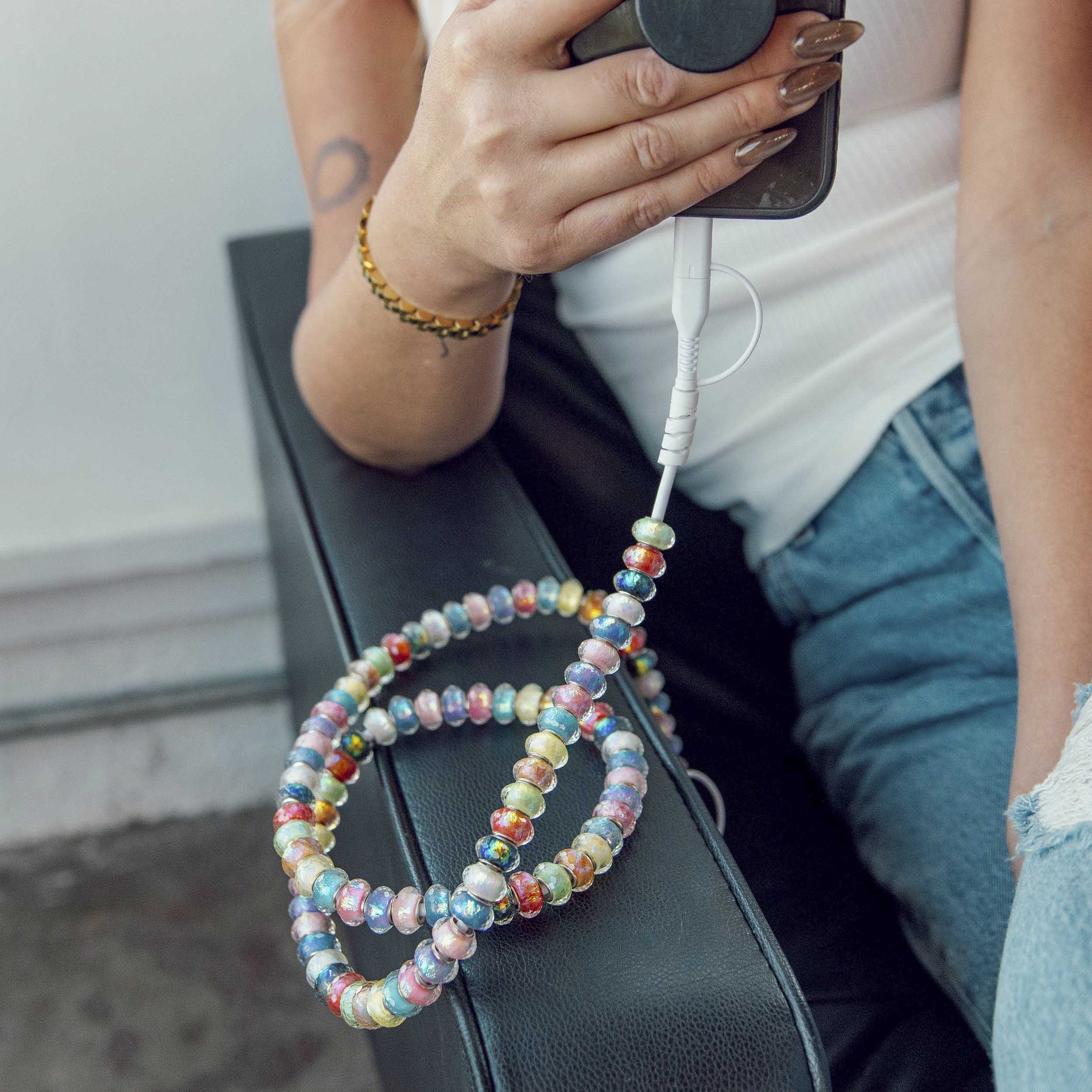 Beaded Phone Charger Sparkle – Erimish