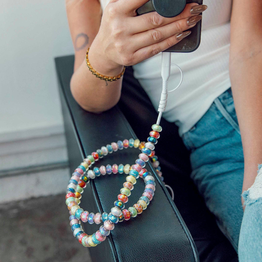 Beaded Phone Charger Sparkle