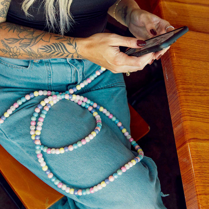 Beaded Phone Charger Sweetart