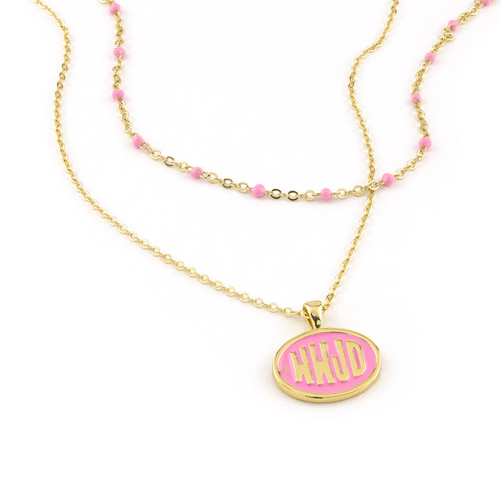 Pink Faith Necklace