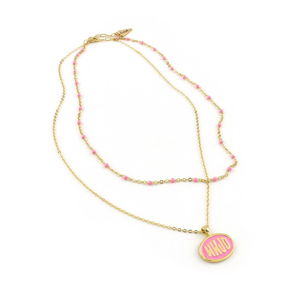 Pink Faith Necklace - Erimish