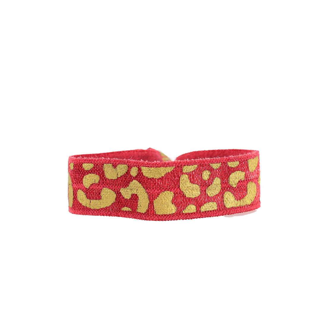 Hair Ties Maroon/Gold