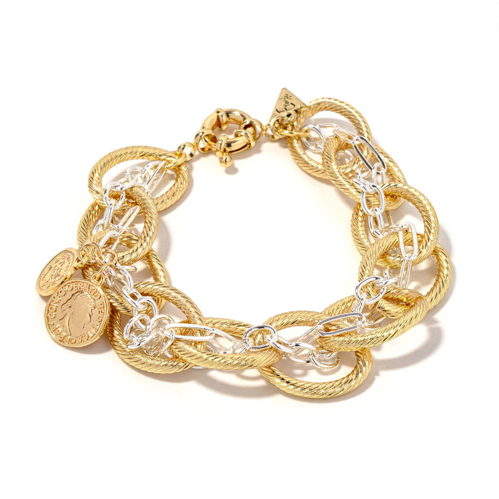 Prescott Bracelet Silver/Gold