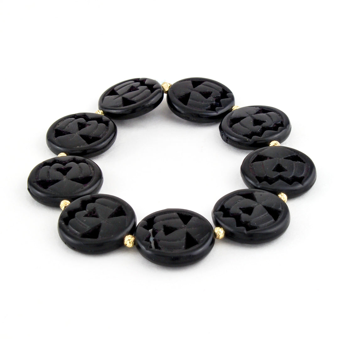 Pumpkin Bracelet Black
