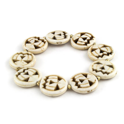 Pumpkin Bracelet White
