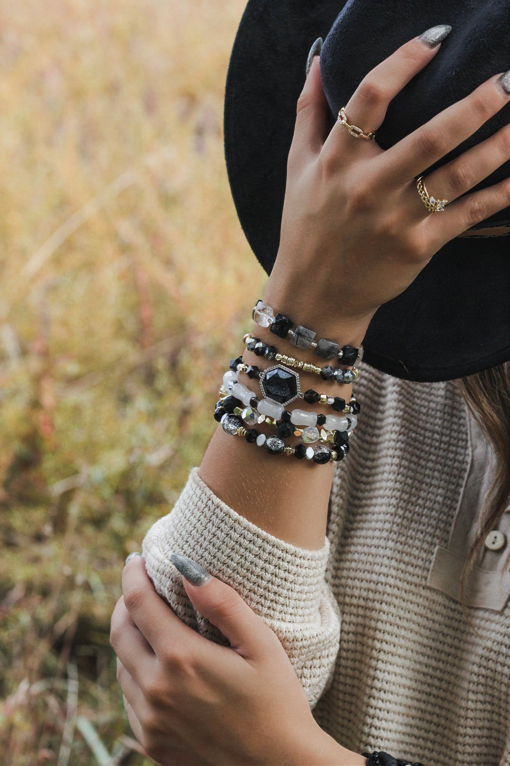 Raven Bracelet Stack - Erimish