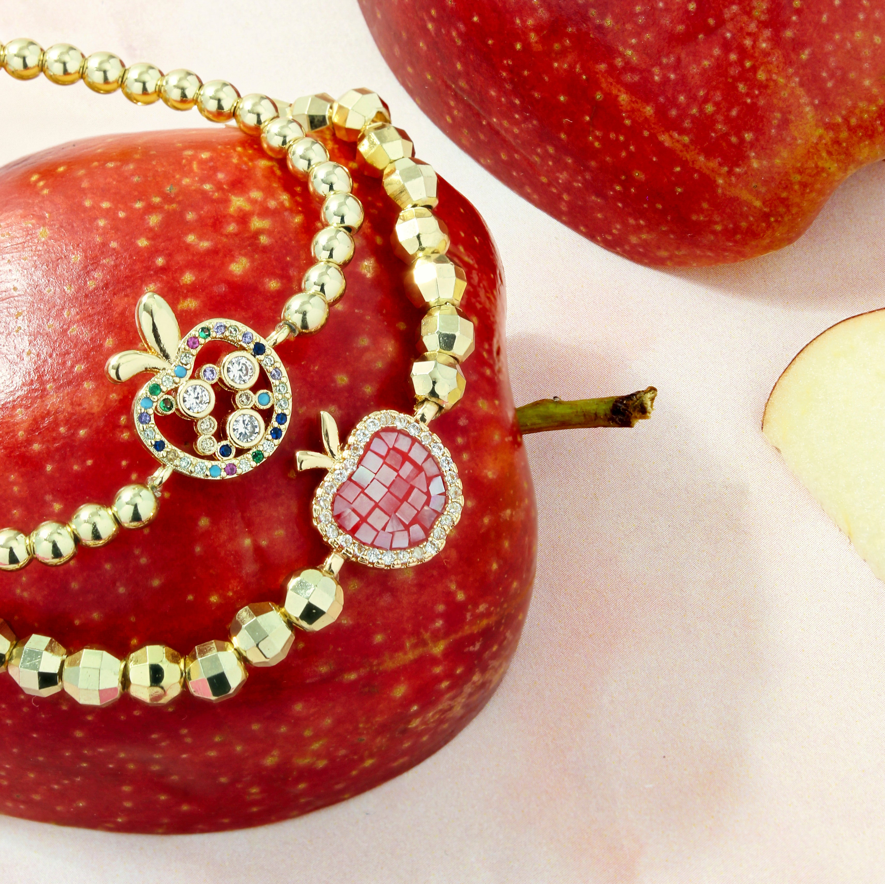 Red Apple Bracelet - Erimish