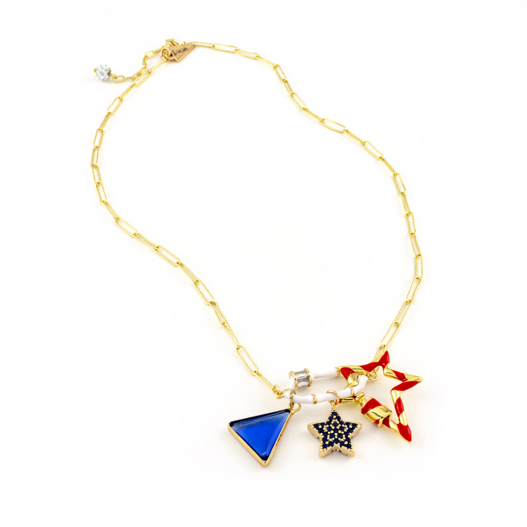 Red, White & Blue Necklace