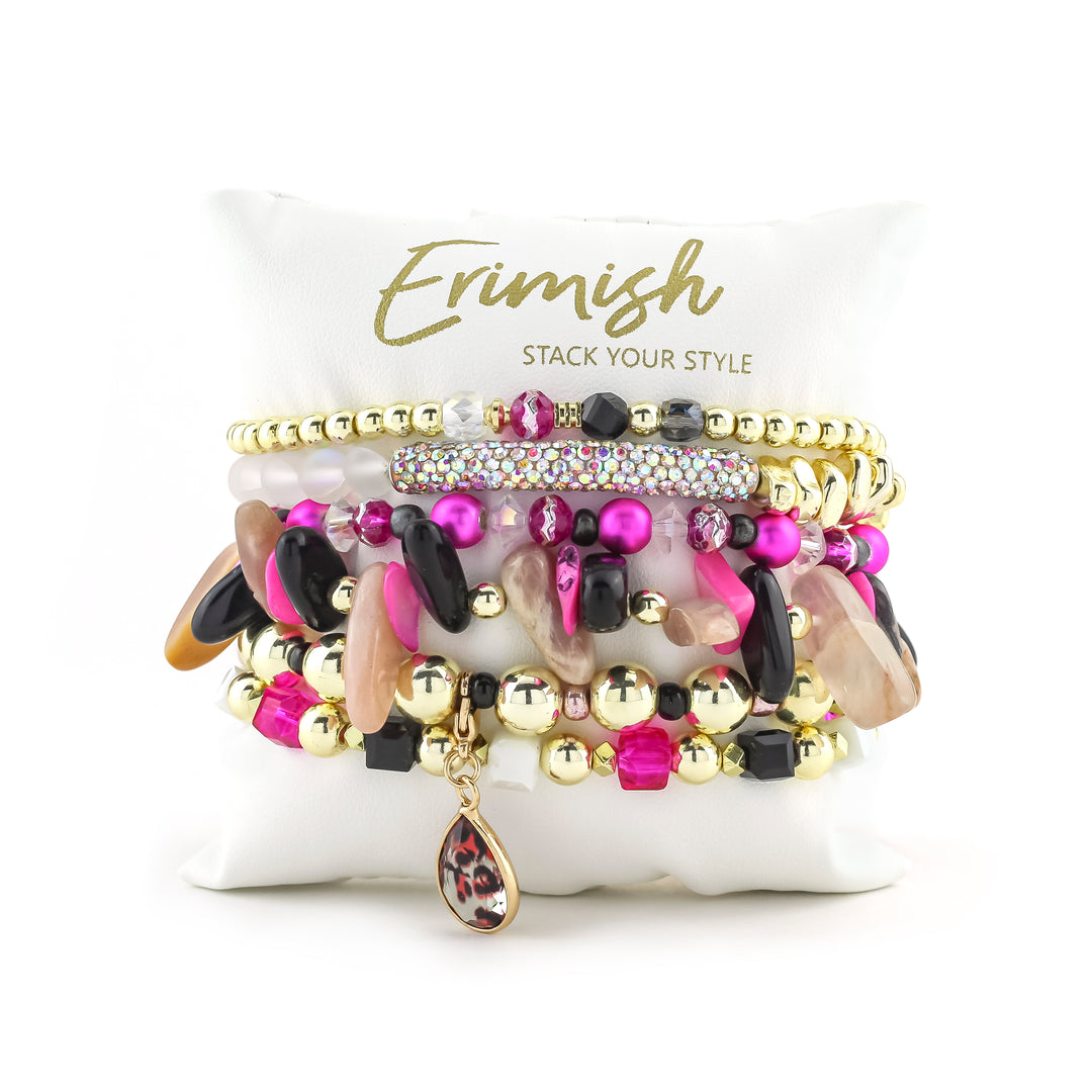 Ruby Bracelet Stack - Erimish