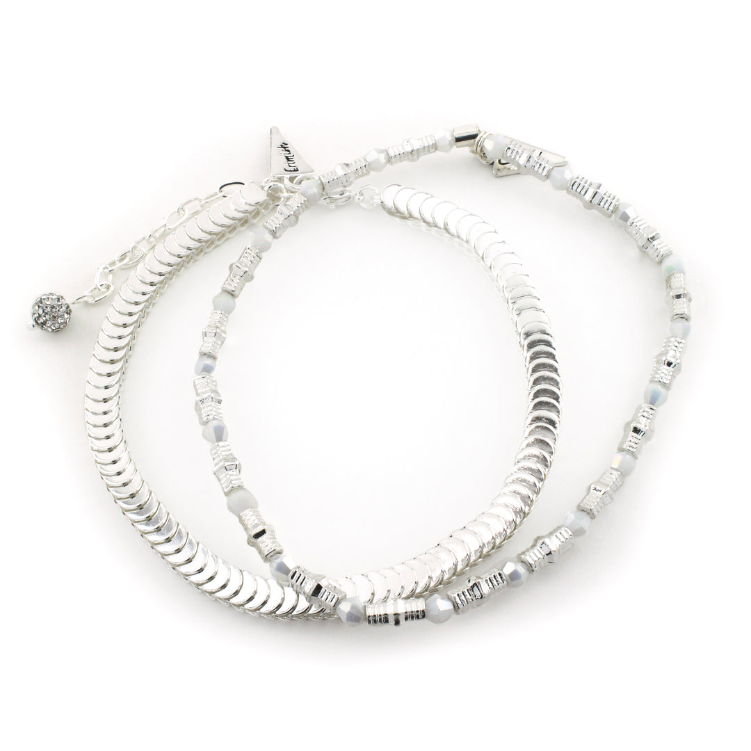 Sea & Sand Anklet Silver