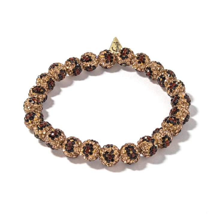 Leopard Shamballa Bracelet