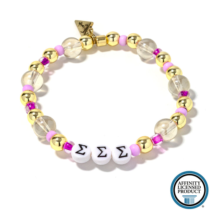 Sigma Sigma Sigma - Purple Bracelet