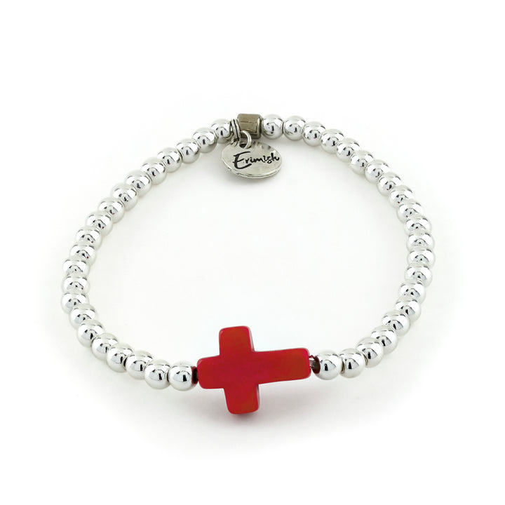 Cross Bracelet Red