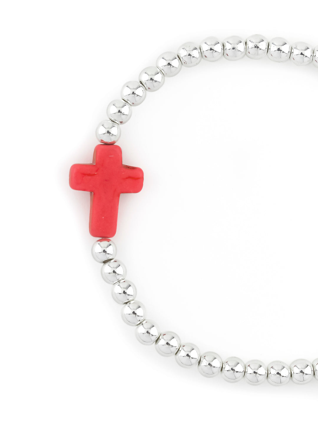 Cross Bracelet Baby Pink - Erimish