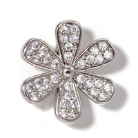 Flower Silver slider emblem