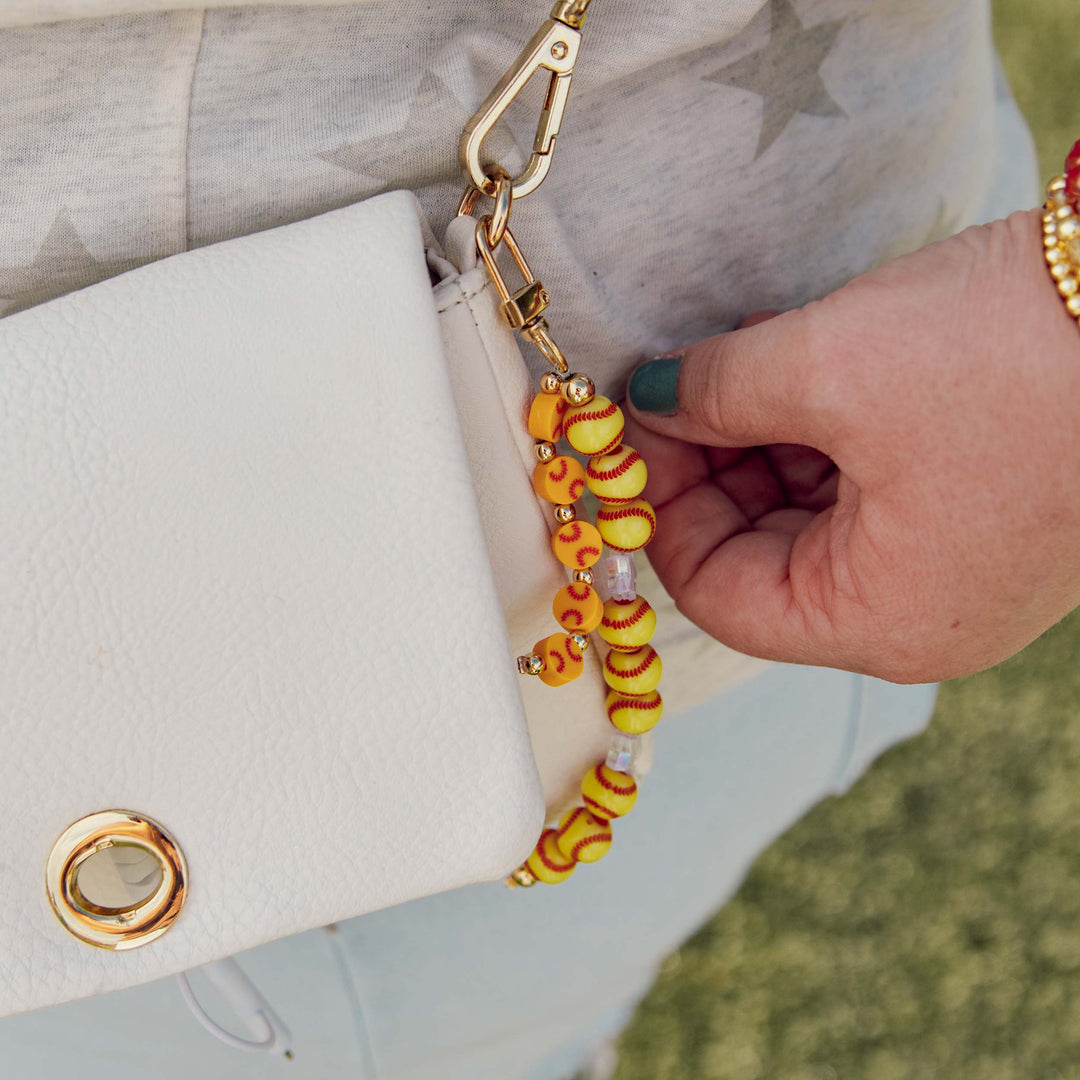 Bag Charm Softball
