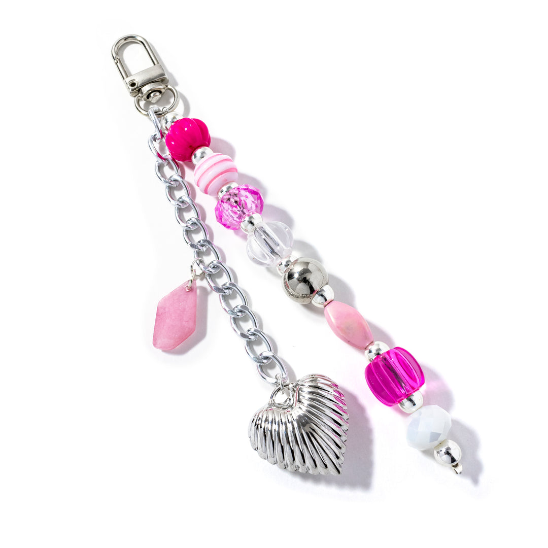 Bag Charm Silver Heart - Erimish