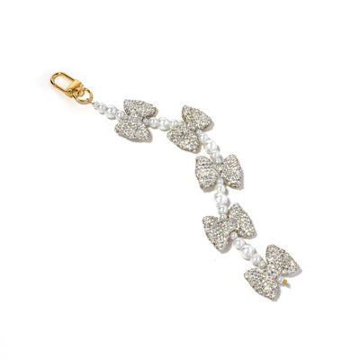 Sparkle Bow Bag Charm