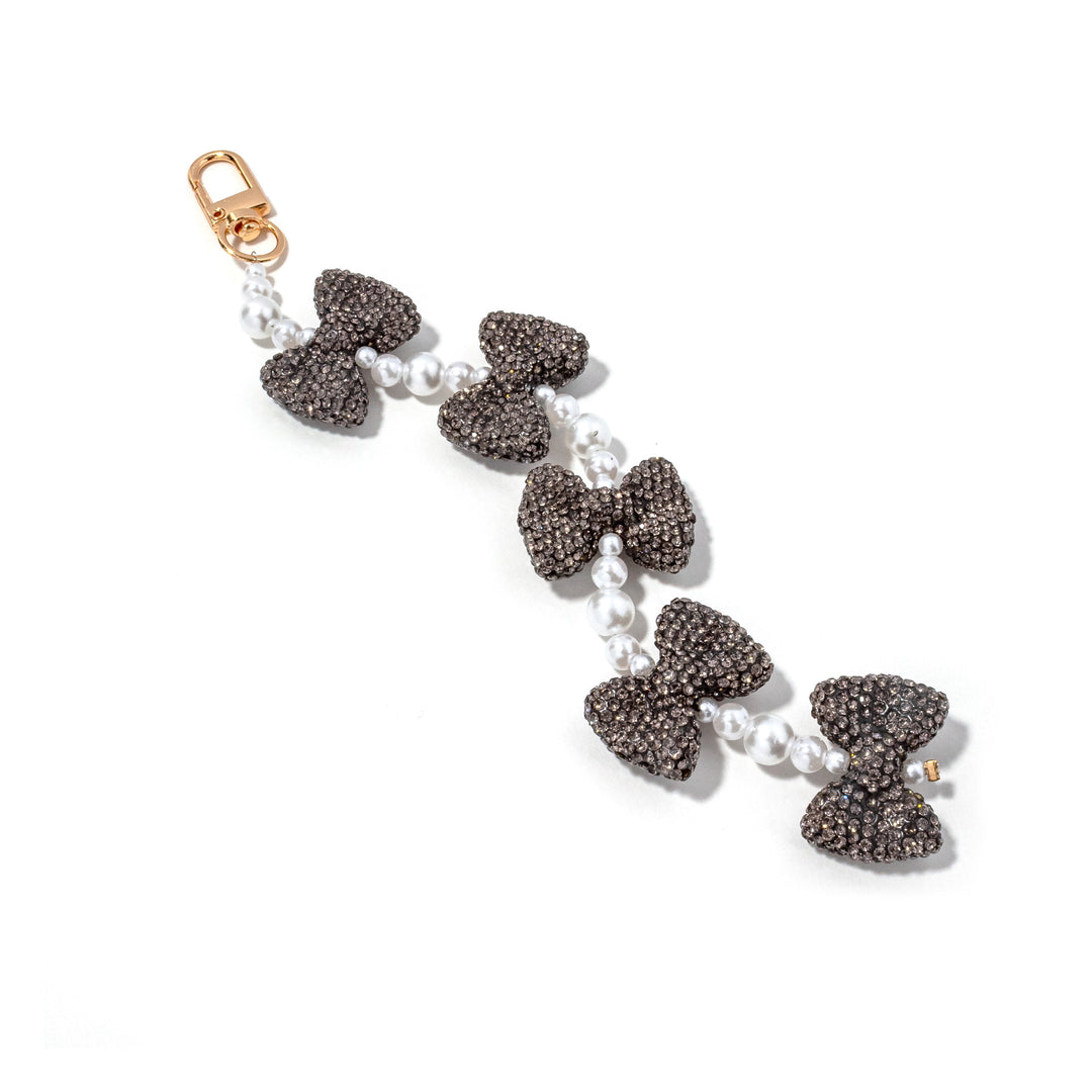 Sparkle Bow Bag Charm