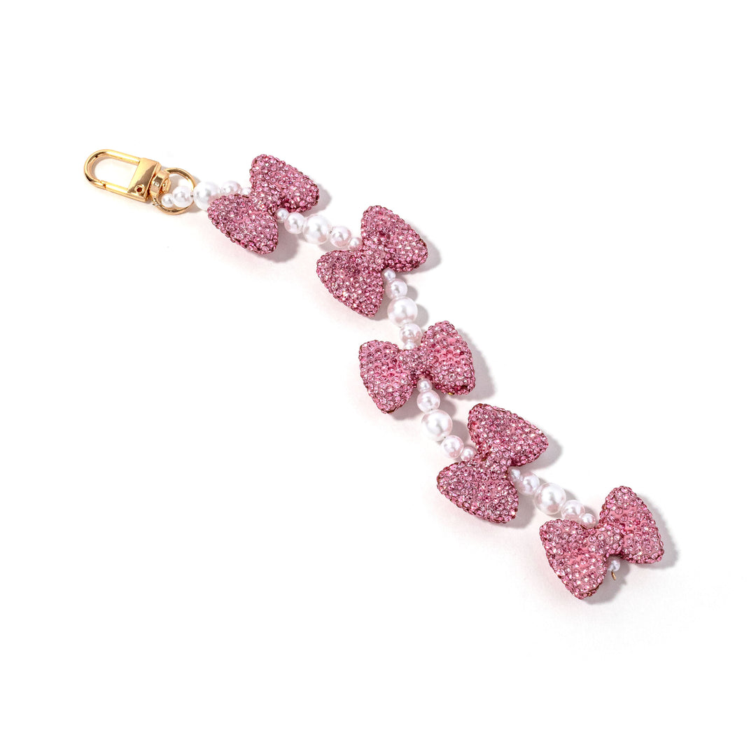 Sparkle Bow Bag Charm