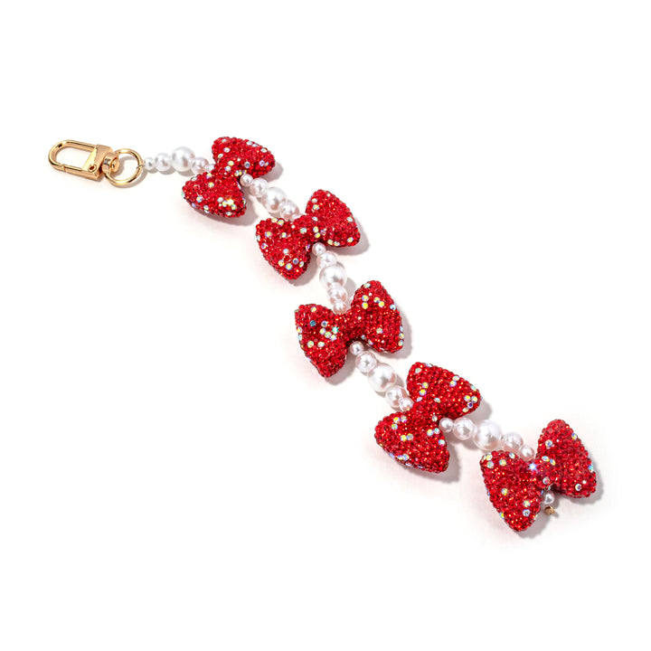 Sparkle Bow Bag Charm