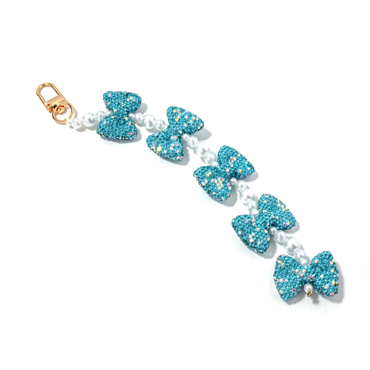 Sparkle Bow Bag Charm